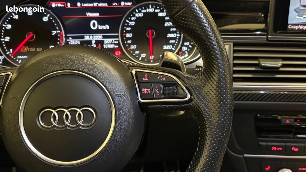 Audi Rs6 Avant 4.0 TFSI 605 Performance Quattro Tiptronic - 2016 - 107 490 km - Toit ouvrant - CT OK (image 21)