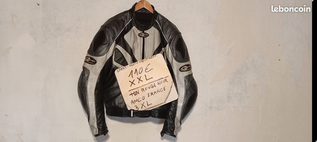 Blouson cuir moto (image 1)