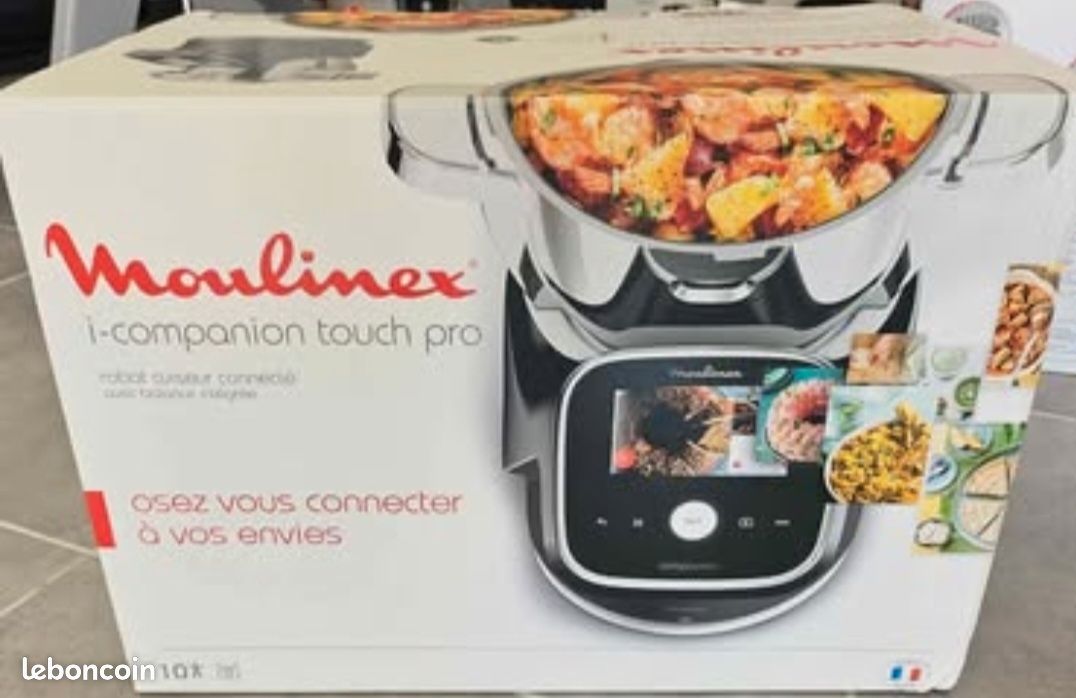 I compagnon touch pro moulinex
neuf jamais utilisé
i.companion touch pro
marque " moulinex"
prix neuf : 1 200
vendu : 700.00 (image 1)