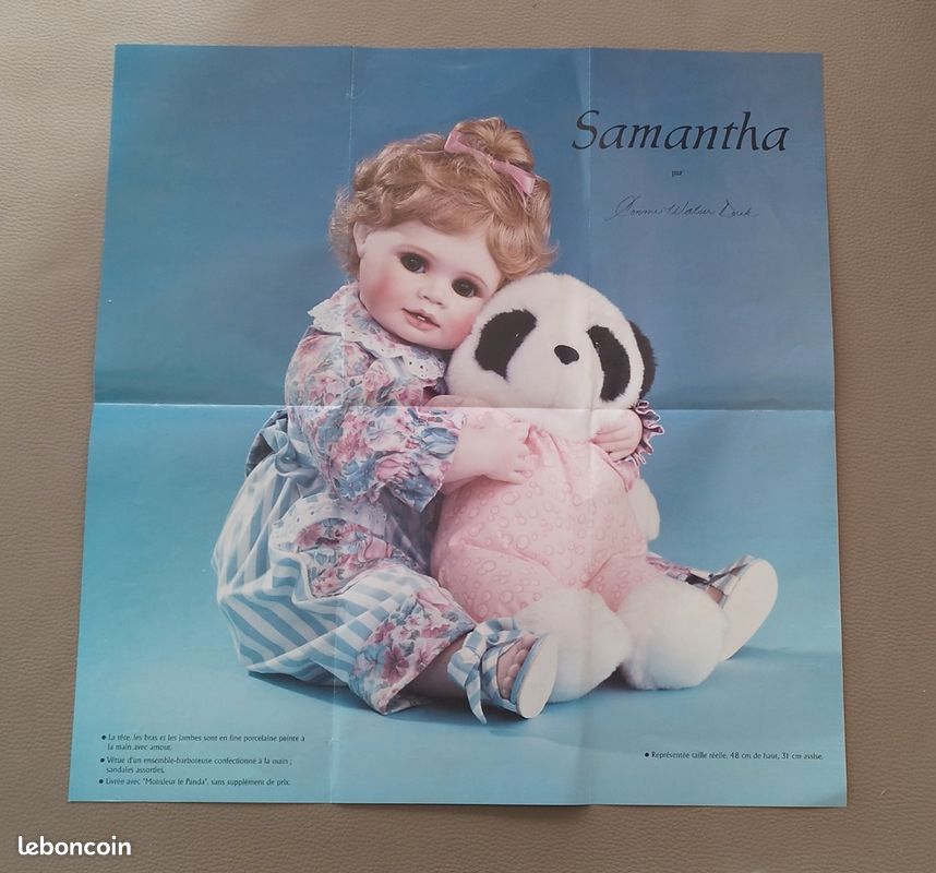 Poupée Samantha numéroté en porcelaine collection Hamilton heritage dolls (image 6)