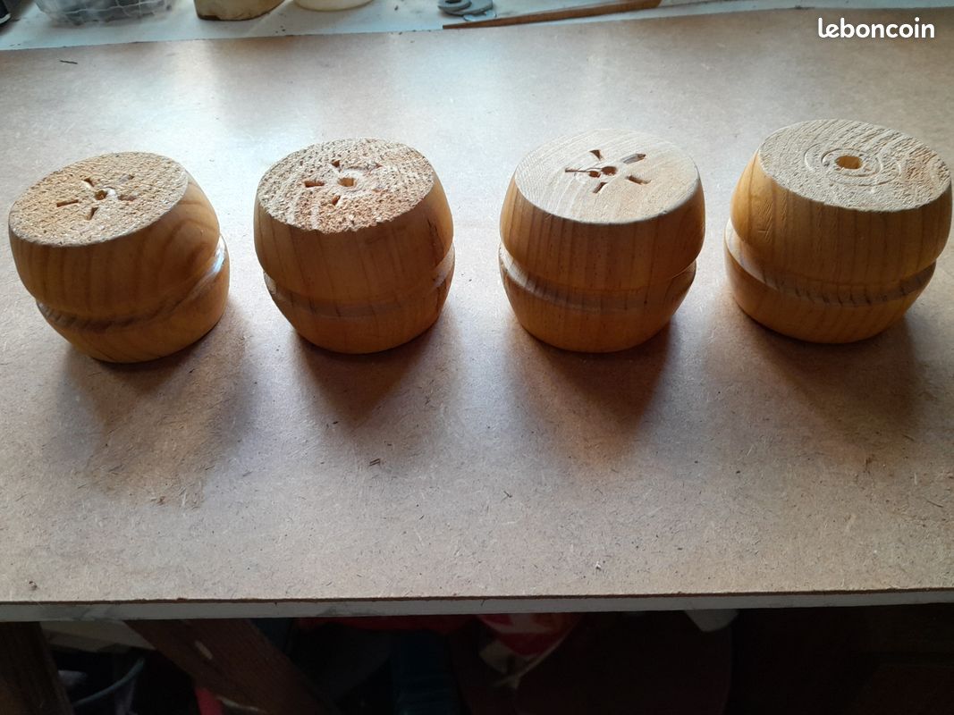 Pieds de canapé/lit bois (image 3)