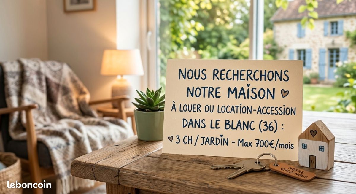 Maison 4 pièces 80 m² · au Blanc · 80 m² · 700 €/mois