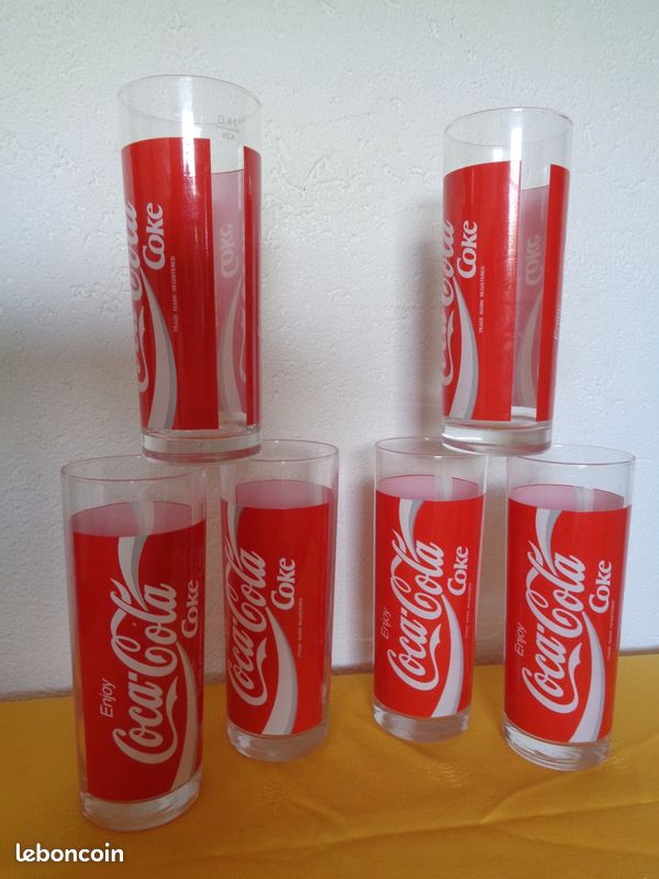 Verre Coca Cola Ancien À VENDRE! - FR