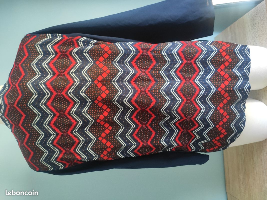Blouse fluide géométrique (image 2)