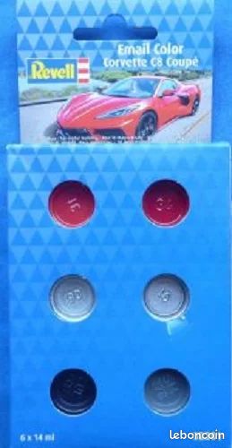 Revell Corvette C8 Coupé 1:25 – Maquette 144 Pièces, Moteur Détaillé, Intérieur Réaliste, Roues Pivotantes