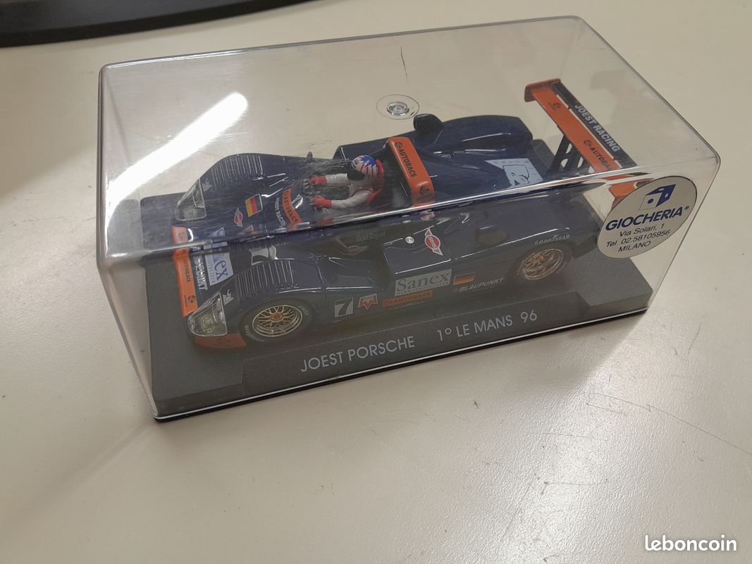 Voiture Slot Porsche GT Jouef - Sans Moulure, Coffre Et Capot Ouvrants - Occasion