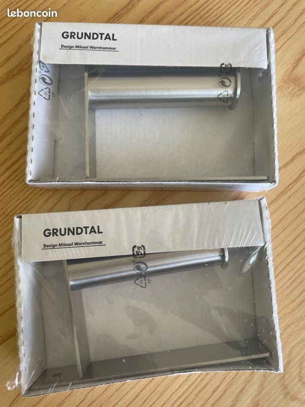 Lot de 2 supports papier toilette Ilea GRUNDTHAL (image 3)