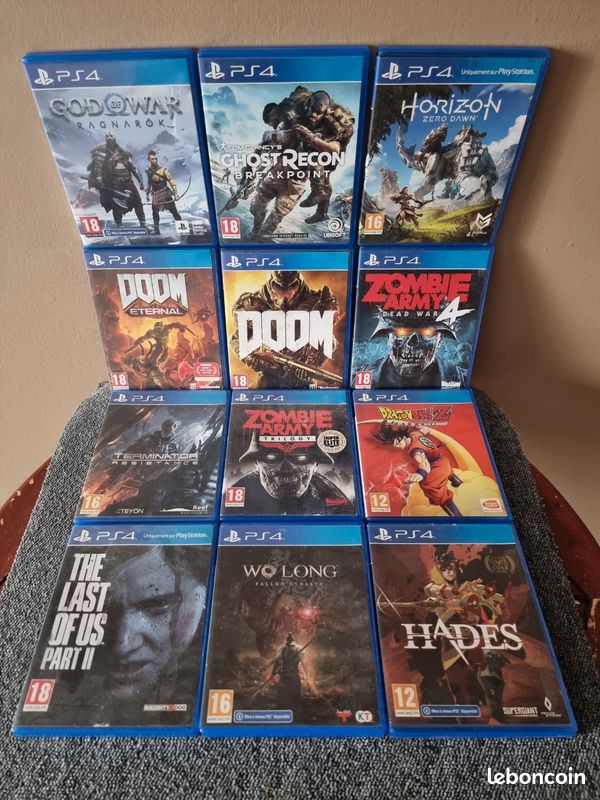 Lot de 12 jeux PS4 variés - Excellent état - Jeux vidéo