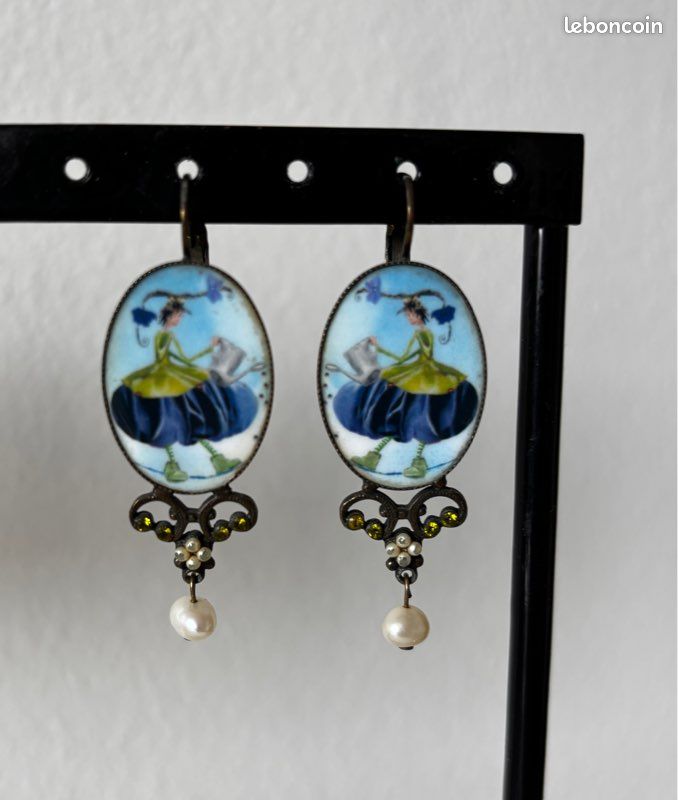 Boucles d’oreilles Cendrillon (image 2)