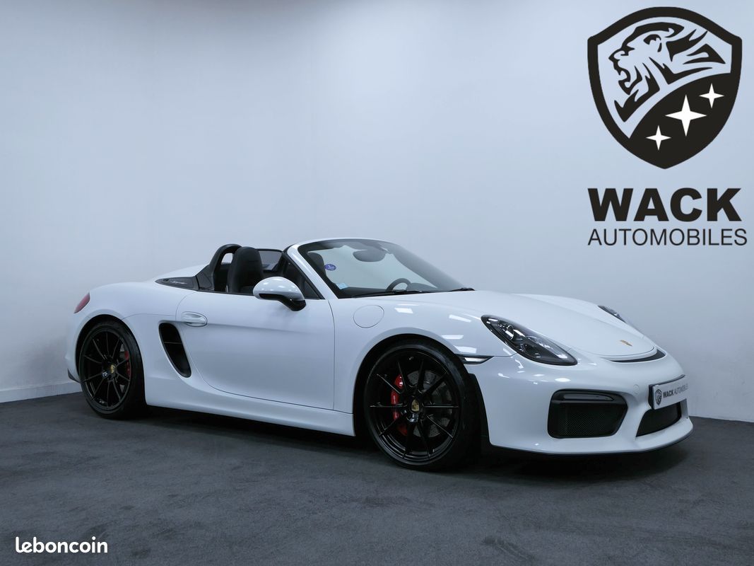 Porsche BOXSTER 981 SPYDER 3.8L 375 CV / FAIBLE KILOMÉTRAGE / FULL CUIR / SIÈGES SPORT PLUS ADAPTATIFS (image 1)