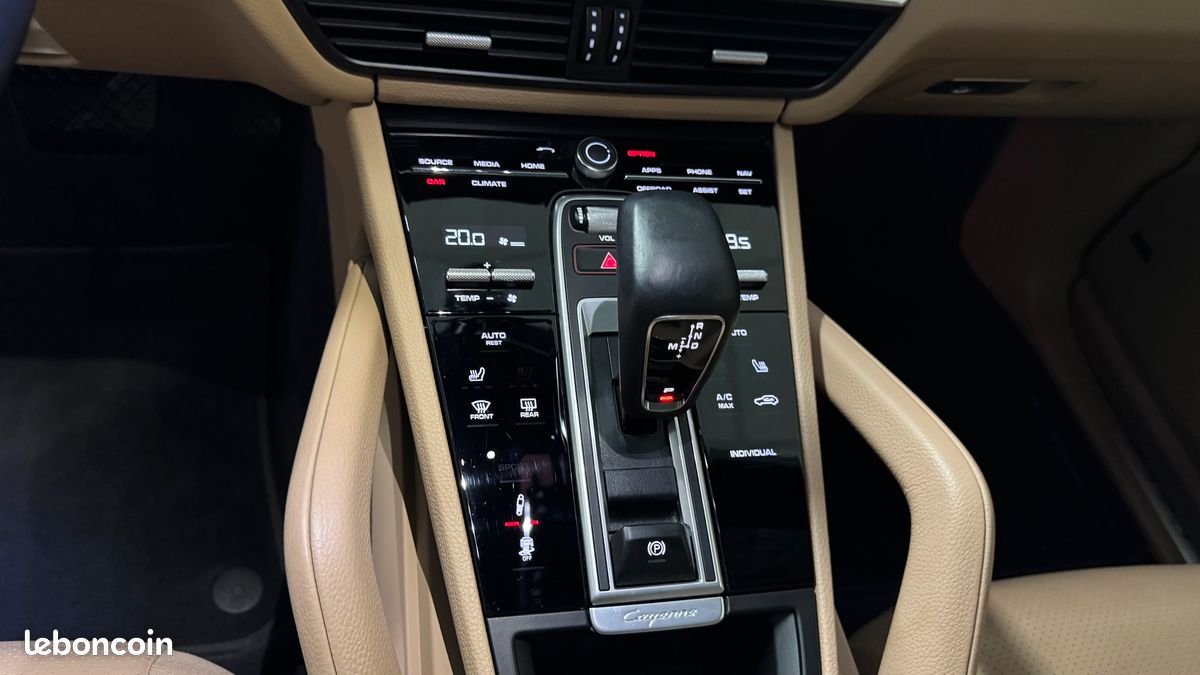 Porsche cayenne coupe 3.0 l 462 ch bva8 TVA Récupérable v6 e-hybrid platinium chrono camera carplay attelage garantie 12 mois reprise possible (image 7)