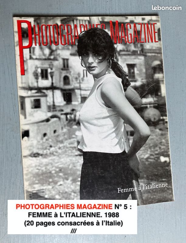 ITALIE (Culture-Littérature-Photos-Arts-Vie Politique) = 5 Revues / 2 Brochures / 3 suppléments à Libération /2 N° de Libération (Photographies Magazine-LU-Ancrages-Impréssions du Sud-Café Crème) (image 3)