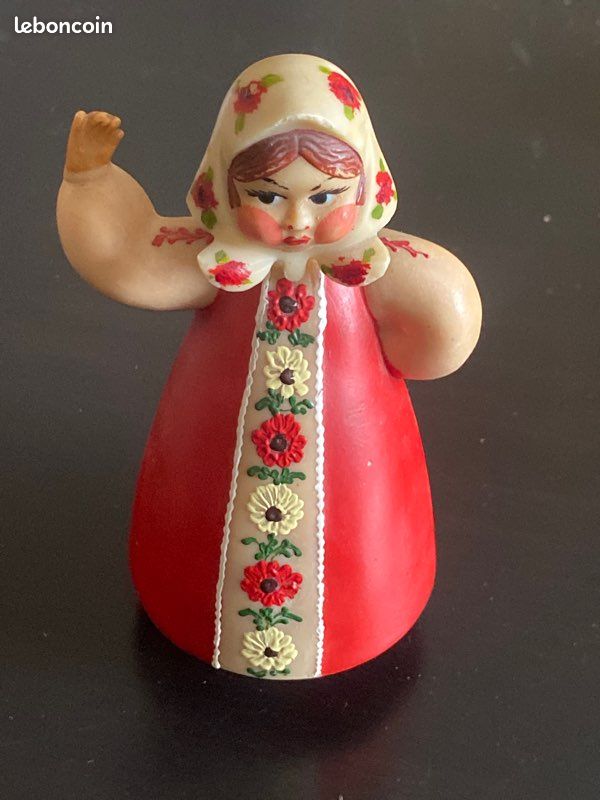 Ancienne Poupée Russe Vintage Dans Sa Boîte D'origine Jouet Collection