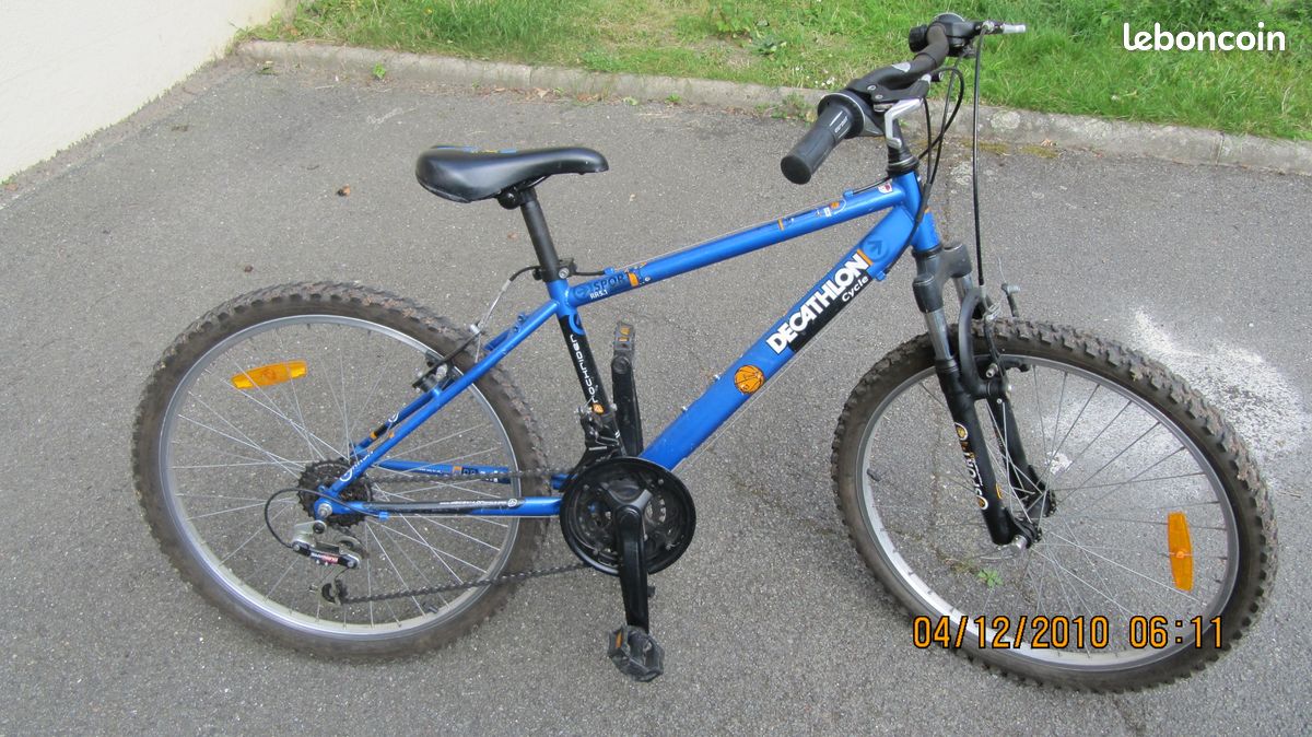 Decathlon Vtt 24 Pouces Bleu Rockrider Decathlon 24 Pouces Vélo