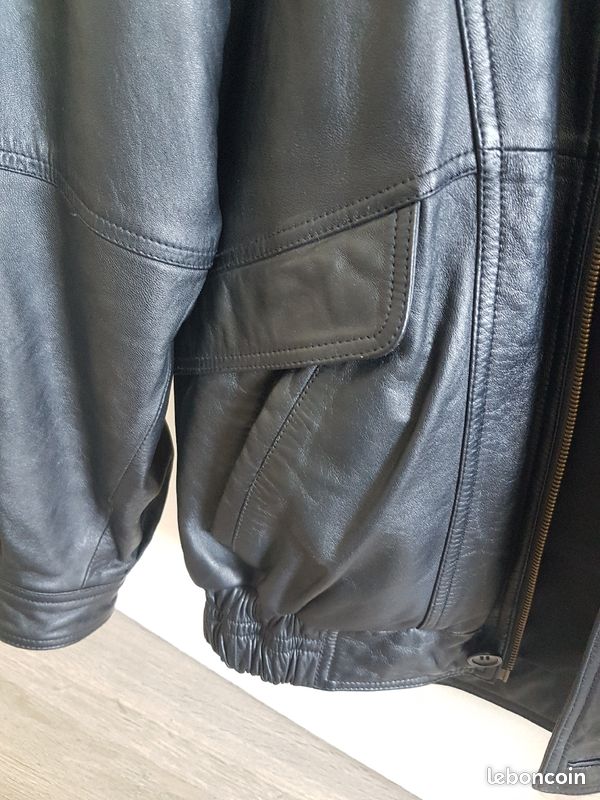 Blouson cuir Vintage (image 8)