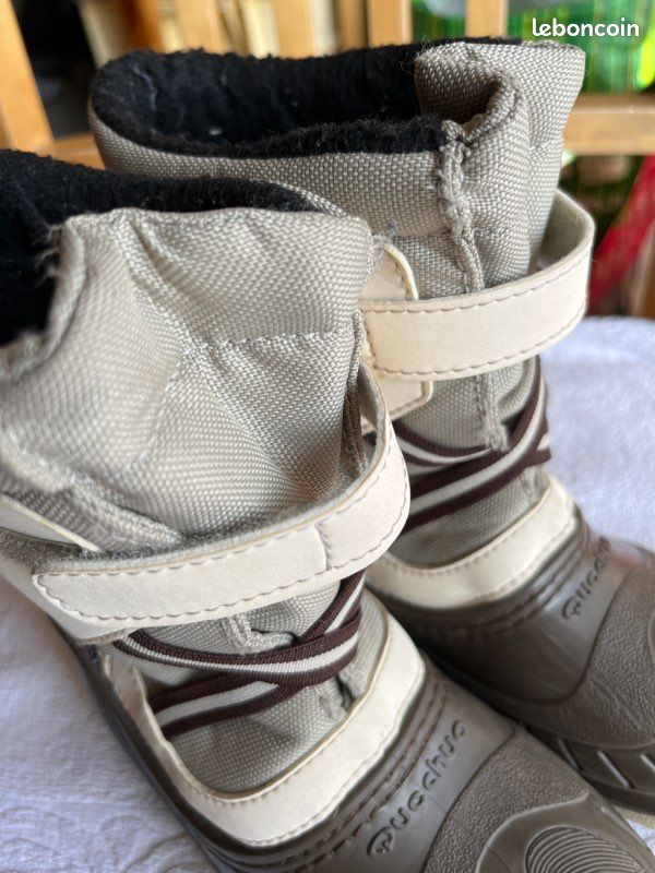 Botte après ski neige enfant Décathlon Quechua 26/27 rose - Chaussures
