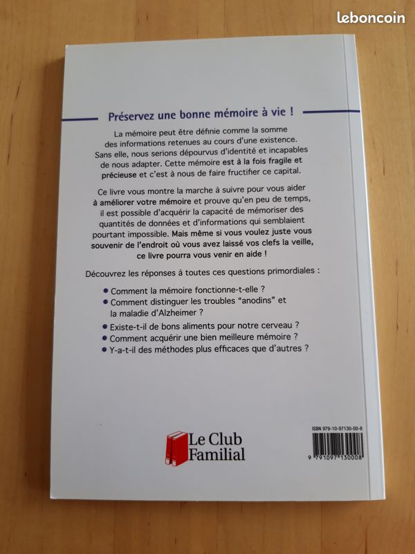 Livre préserver une bonne mémoire à vie (image 2)