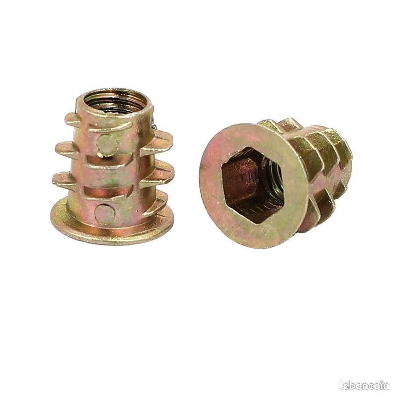 Lot De 100 Inserts Filetés M2 En Laiton - M2x10mm, OD 3.5mm, Pour Montage Par Chauffage