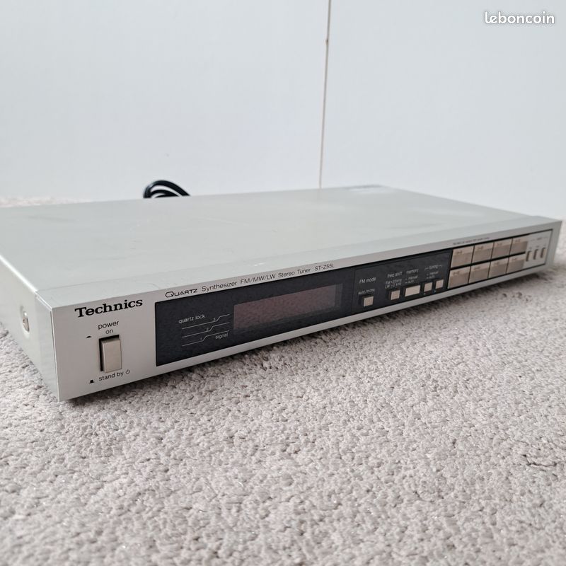 Platine Tuner Technics ST-S505L – Radio FM/MW/LW – Occasion Garantie 12 Mois – Noir