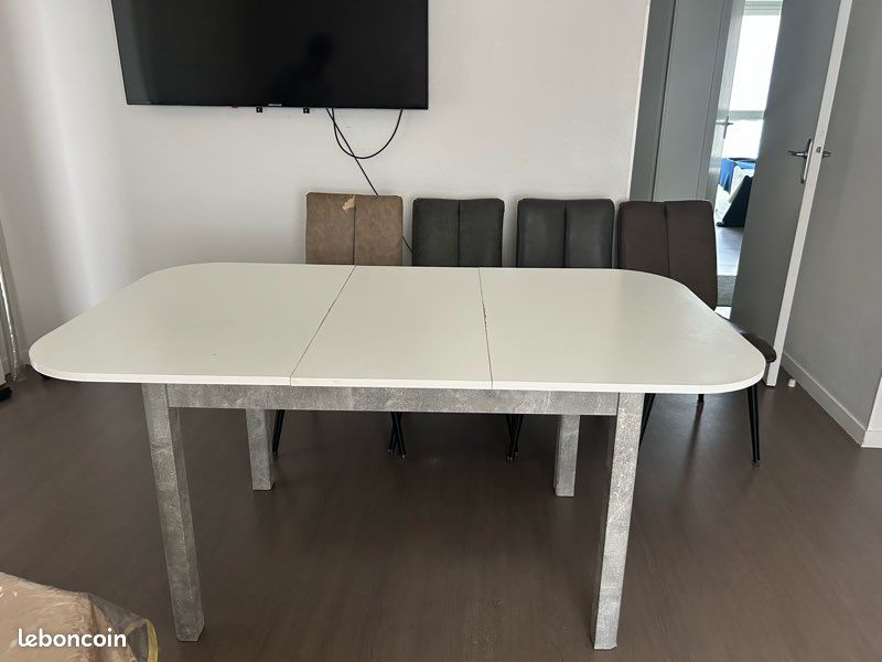 Table extensible avec 6 chaises (image 12)