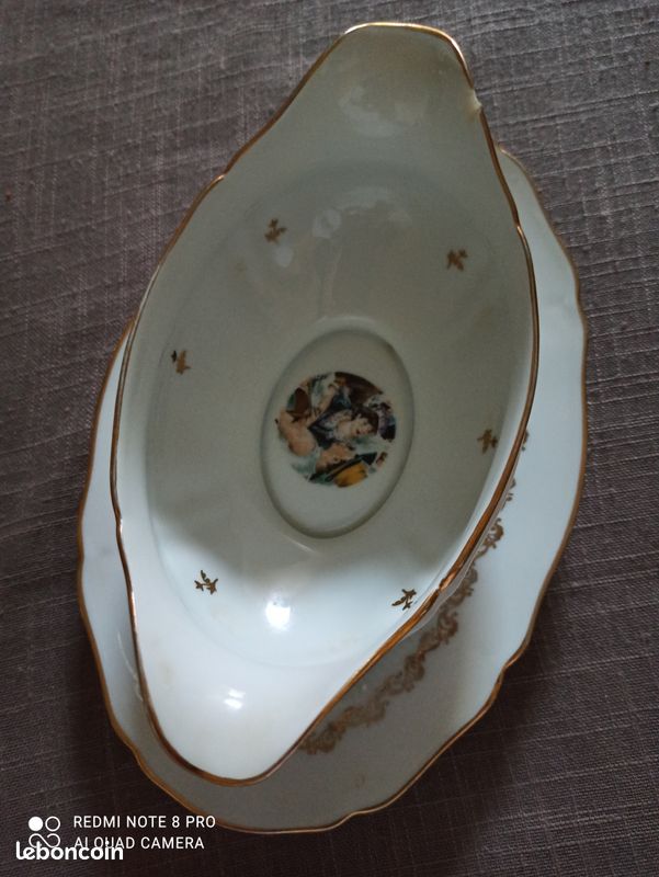 Sauciere porcelaine de limoges (image 1)