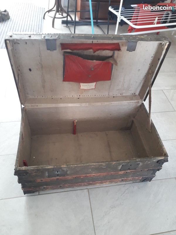 Coffre ancien table basse (image 4)