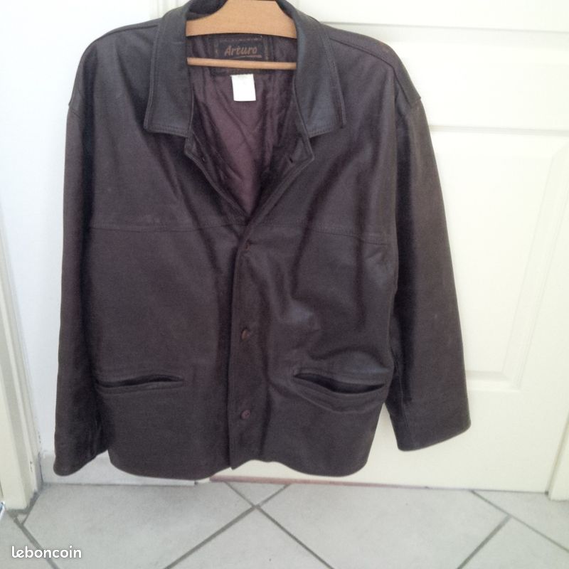 Veste ARTURO en cuir véritable Vêtements