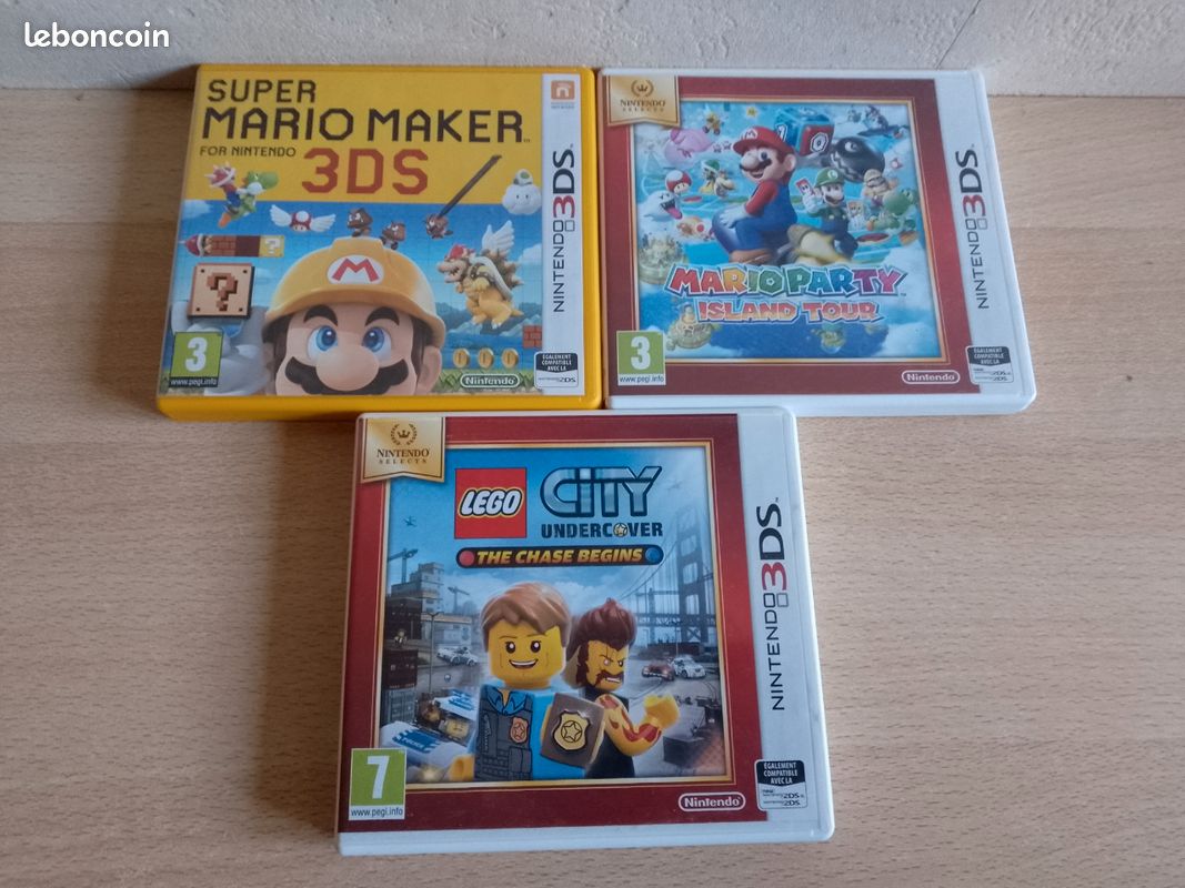 Lot de jeux 3DS Mario et Sonic Lot de jeux 3DS Mario et Sonic