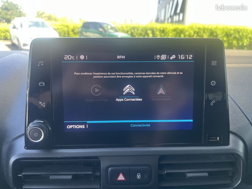 Citroen BERLINGO VAN M 1000KG HDI 100 CH DRIVER + 2016 E OPTIONS (image 12)
