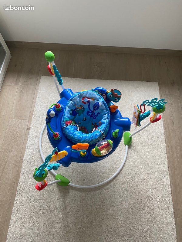 Trotteur fixe/ Aire d'Eveil à rebond Équipement bébé