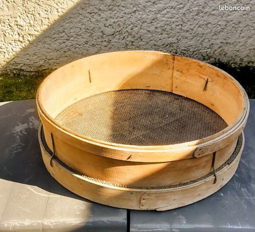 Grand Tamis Ancien Diamètre 43 Cm - Bois Et Métal, Outillage Bricolage