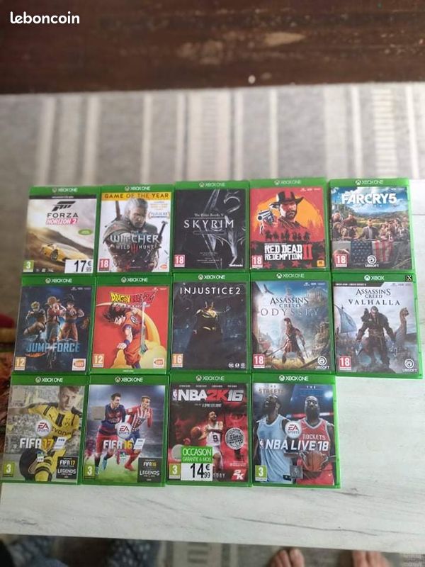 Xbox one x 1To + 14 jeux (image 3)