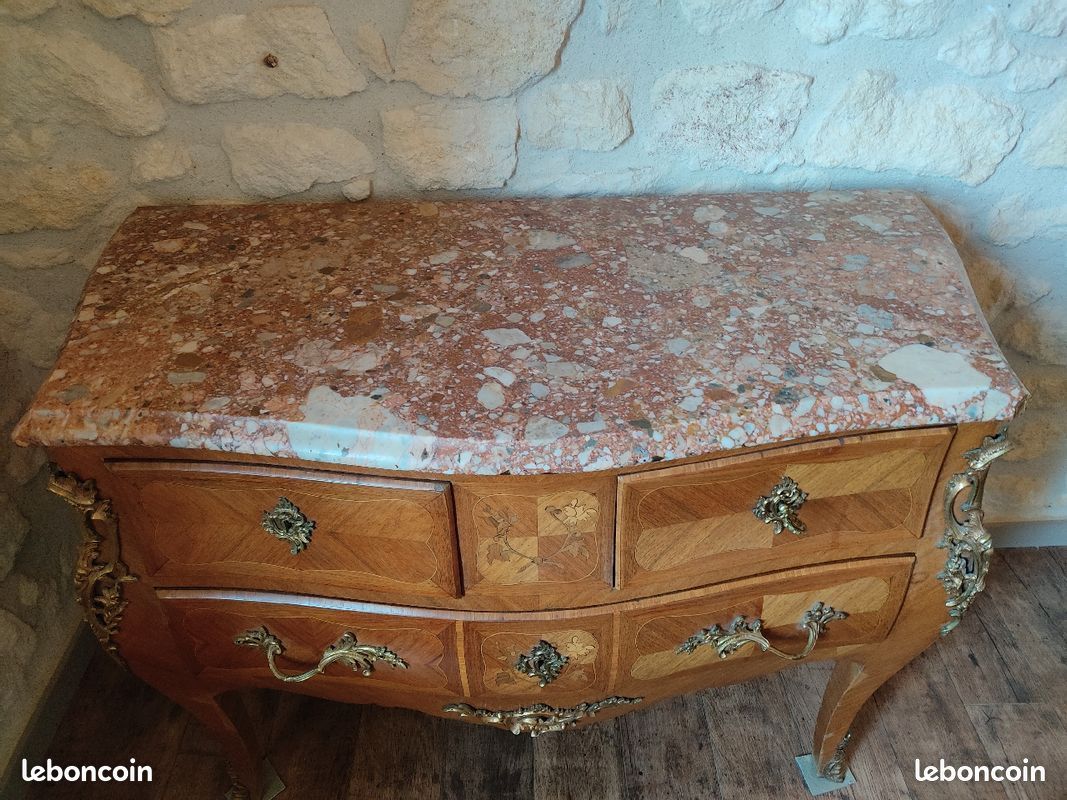 Commode à tiroirs style Louis XV (image 3)