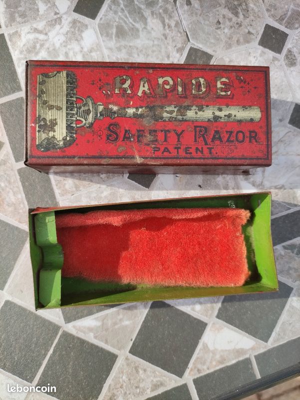 Boite à rasoir anglais ww1 ww2 vintage Collection