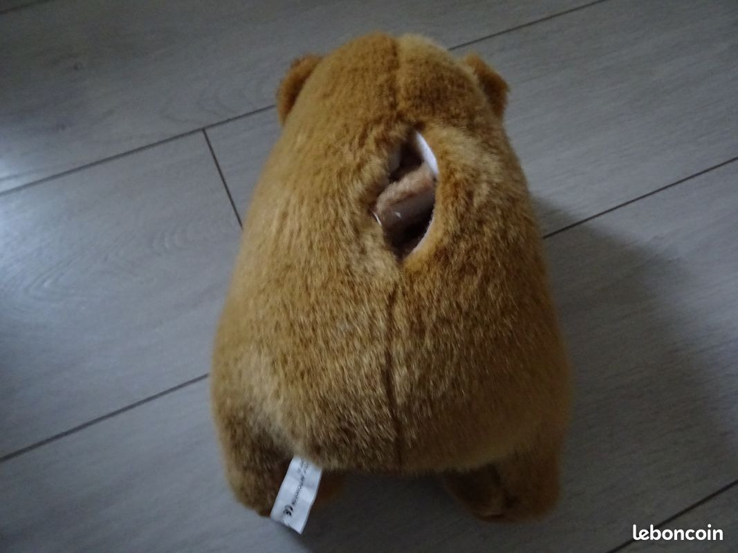 3 OURS PELUCHE état neuf 1 grand ours marionnette 3 1 moyen range pyjama 3 1 petit 2 (image 2)