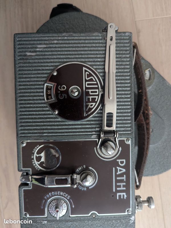 Caméra Pathé Rétro Avec Sacoche, Bobine Et étui – Objectif TRIANAR KRAUSS, Ancienne