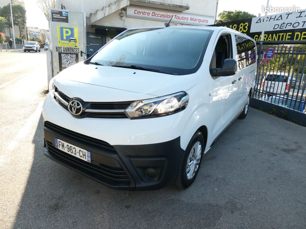 Toyota proace combi long 1,5 d-4d 16 v 120 cv dynamic 9 places gps tva recuperable 1 er main (image 1)