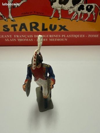 Figurine Starlux Empire - Carabinier D'élite 2ème Régiment 1815, échelle 54mm, Plastique Peint, Réf. 8155