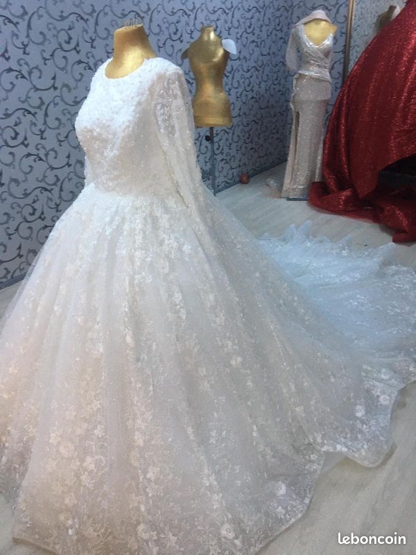 Robe de mariee sur mesure a vendre (image 2)