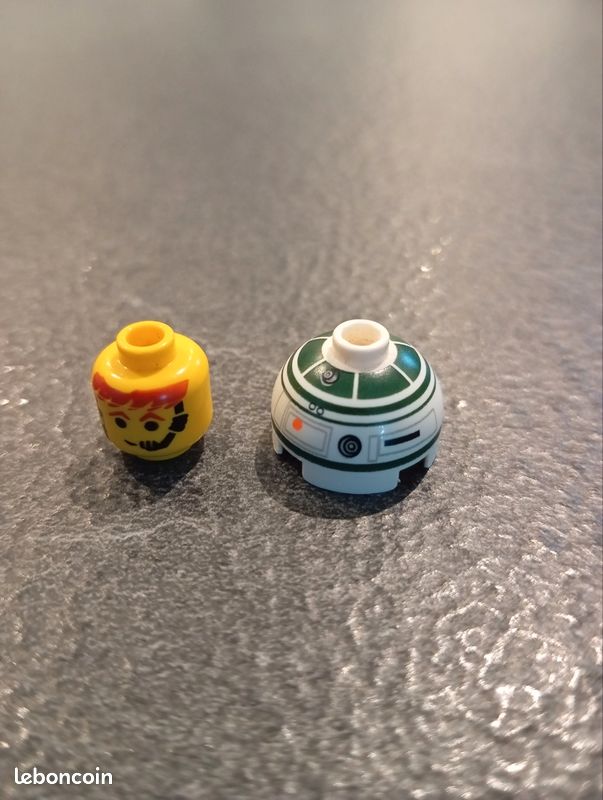 2 têtes figurines lego (image 2)