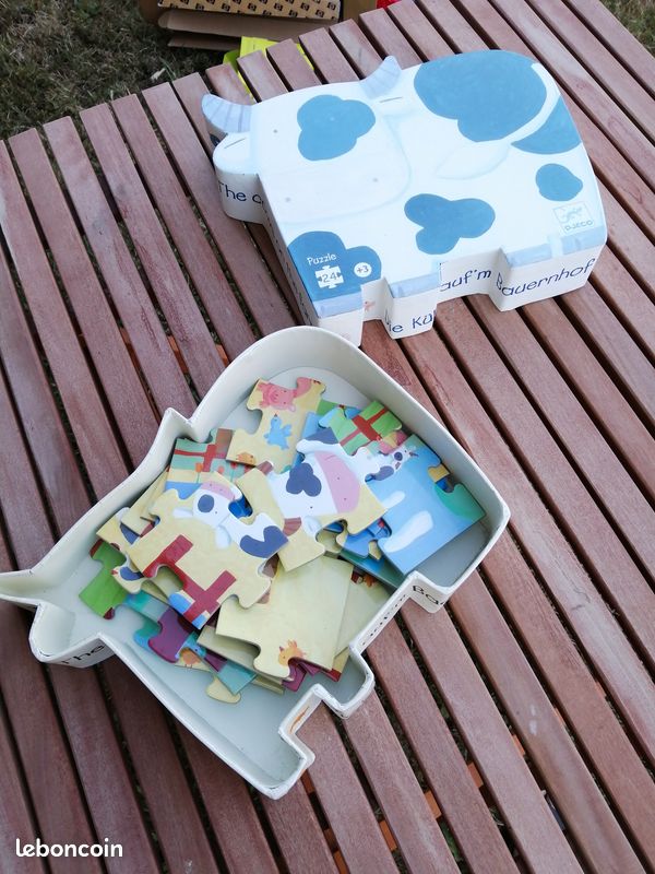 Puzzle Djeco 24 pieces vaches (image 3)