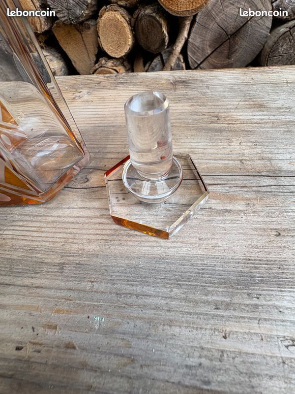 Carafe Art Déco Boho Tchèque par Karl Palda Bague argent massif (image 5)