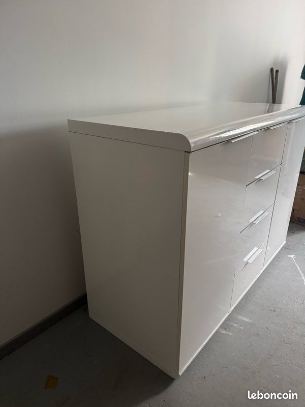 Buffet blanc laqué (image 3)