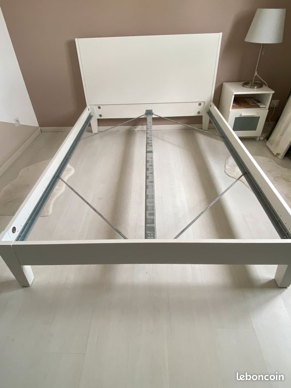 Lit 140x200 Ikea Nordli avec sommier (image 6)
