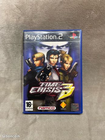 PS2 SONY PLAYSTATION 2 TIME CRISIS 3 PLUS GUNCON 2, Brand new!! Sealed