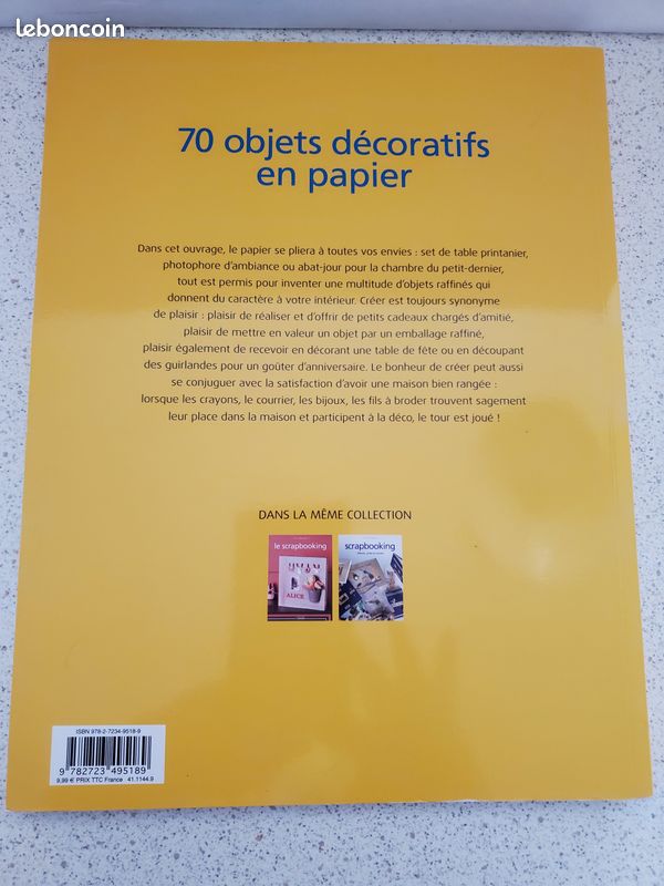 Livre : 70 objets décoratifs en papier (image 2)