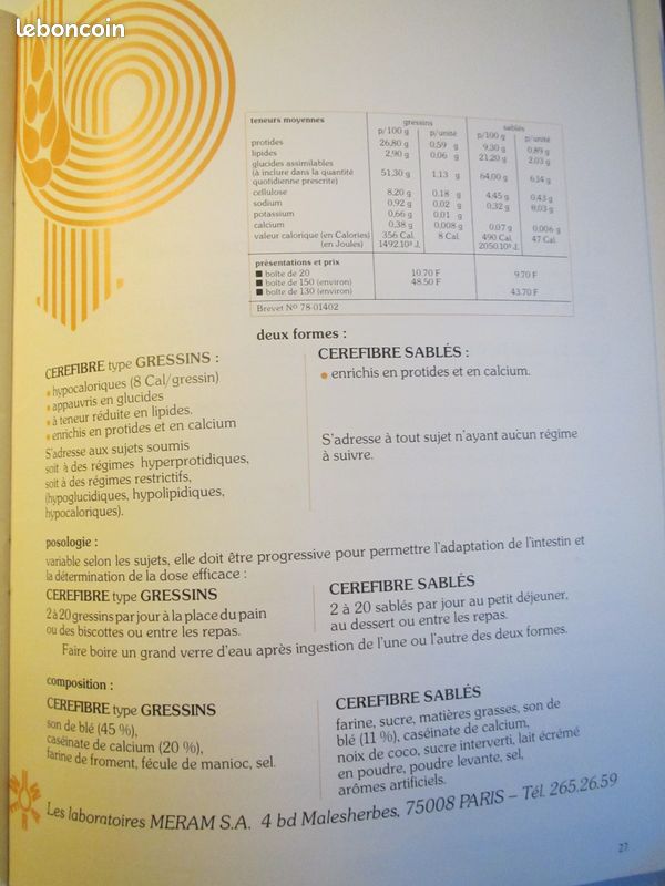 Fibres alimentaires naturelles ; diététique (image 9)