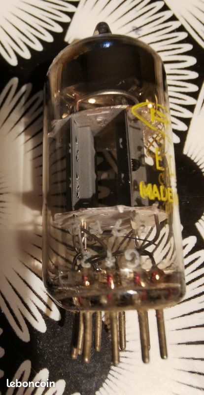 Tube ecc82 RTC (Mullard code Gf2) NOS (lampe ampoule ampli hifi 2au7) (image 3)