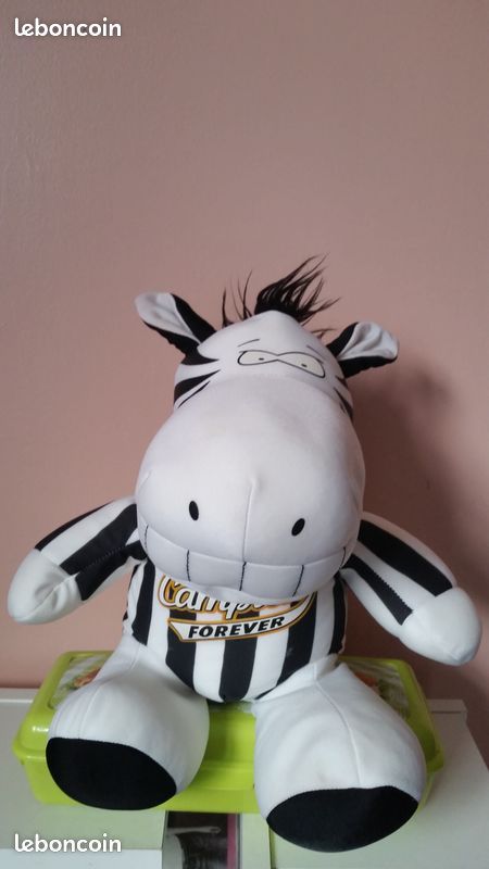 Juventus Official Pupazzo Juve Polymer House Peluche Zebra