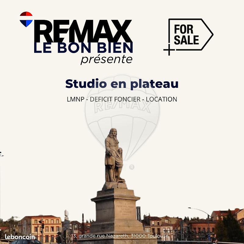 Appartement 1 pièce 18 m² · à Toulouse · 18 m² · 95 000 €